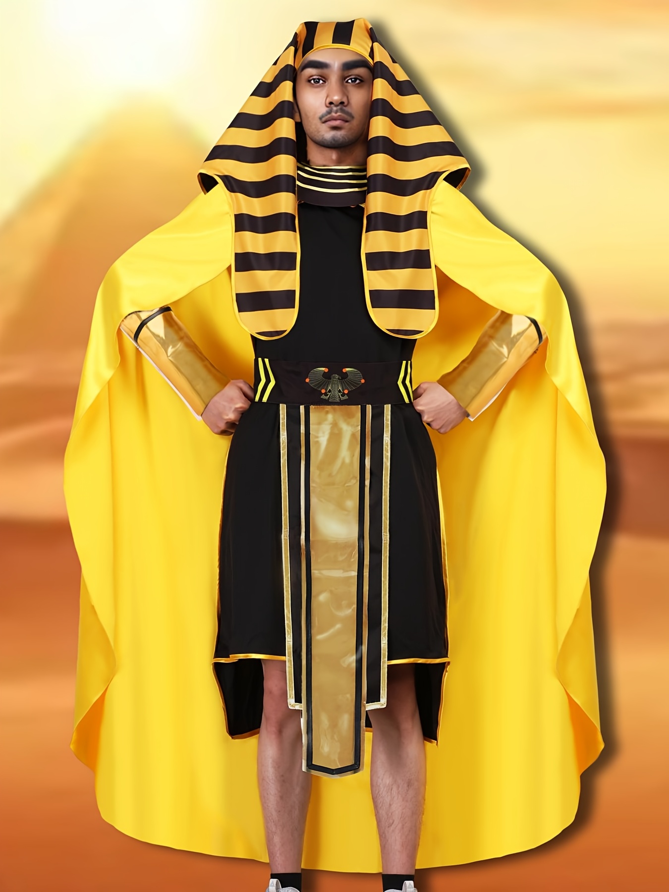 Ancient Egyptian Pharaoh Cosplay Costume Full Set